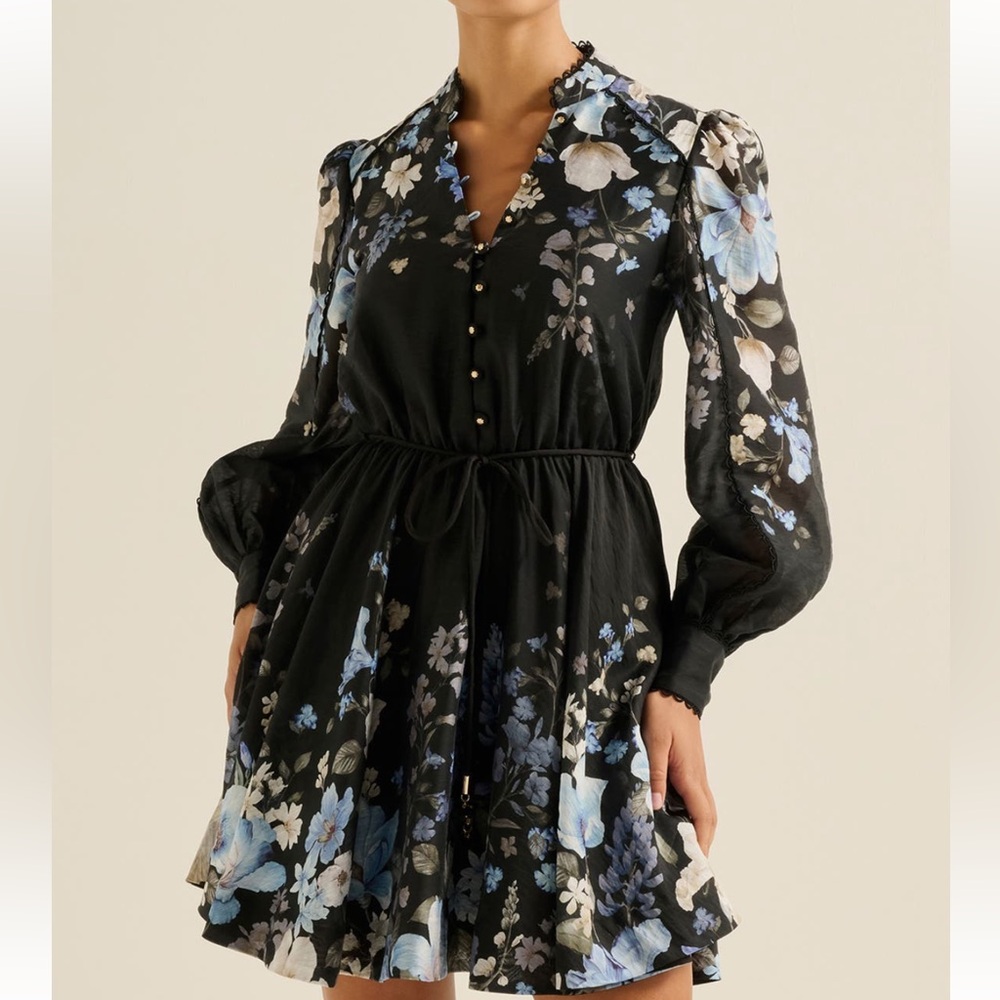 Ever New Vienna Floral Mini Dress 8 - Picture 2 of 9
